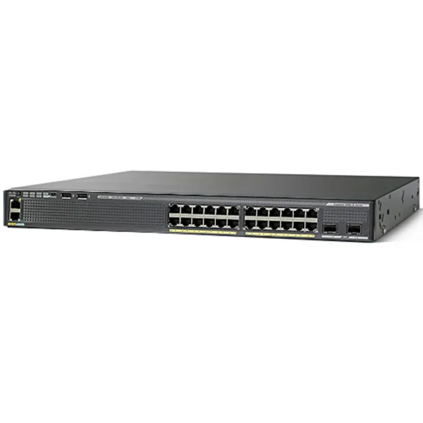 Коммутатор Cisco WS-C2960X-24PD-L: 24 порта PoE+