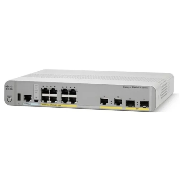 Коммутатор Cisco WS-C2960CX-8PC-L () - Фиксированный коммута