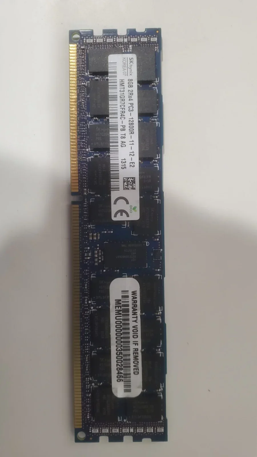2025-06-26-15-31-30 DDR3 Skhynix 8GB 2Rx4 PC3-12800R серверная память — изображение 1
