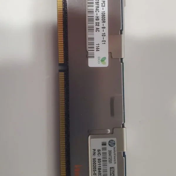 DDR3 Hynix 8Gb 2Rx4 PC3-10600R серверная память HP 500205-07