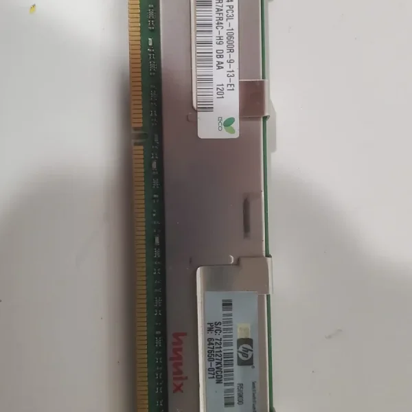 DDR3 Hynix 8Gb 2Rx4 PC3L-10600R серверная память HP 647650-0
