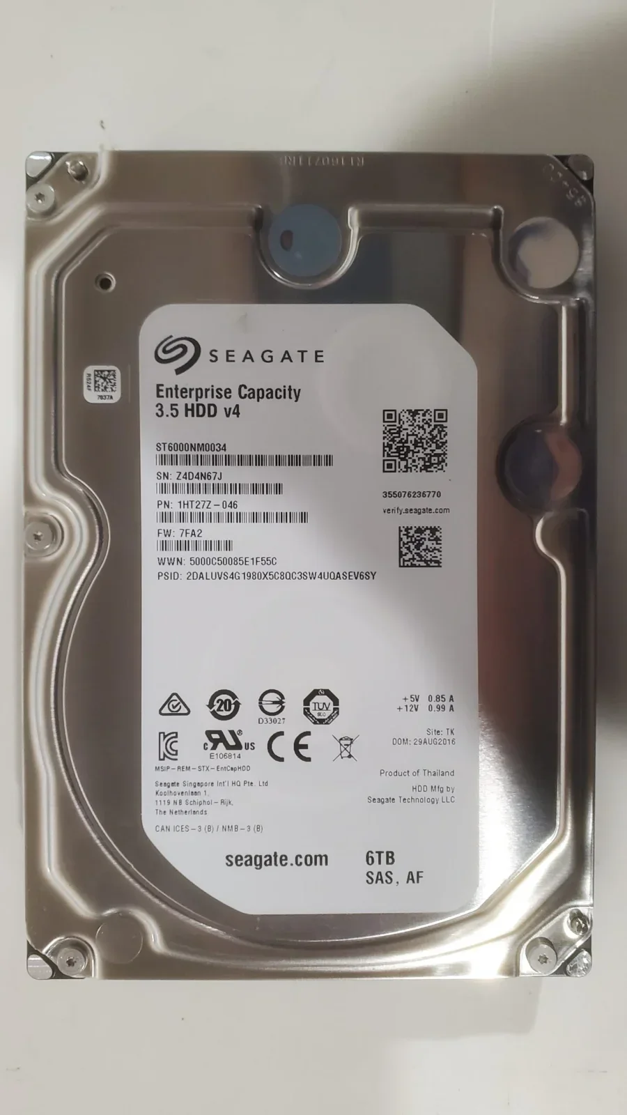 2025-10-10-11-43-05 Жесткий диск SEAGATE 6TB SAS 12Gb/s ST6000NM0034 купить — изображение 1