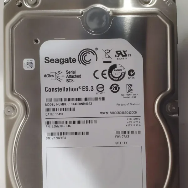 SEAGATE ST4000NM0023 4TB SAS 3.5 жесткий диск для сервера